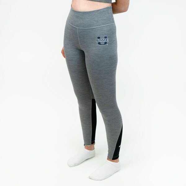 utah state nike legging gray